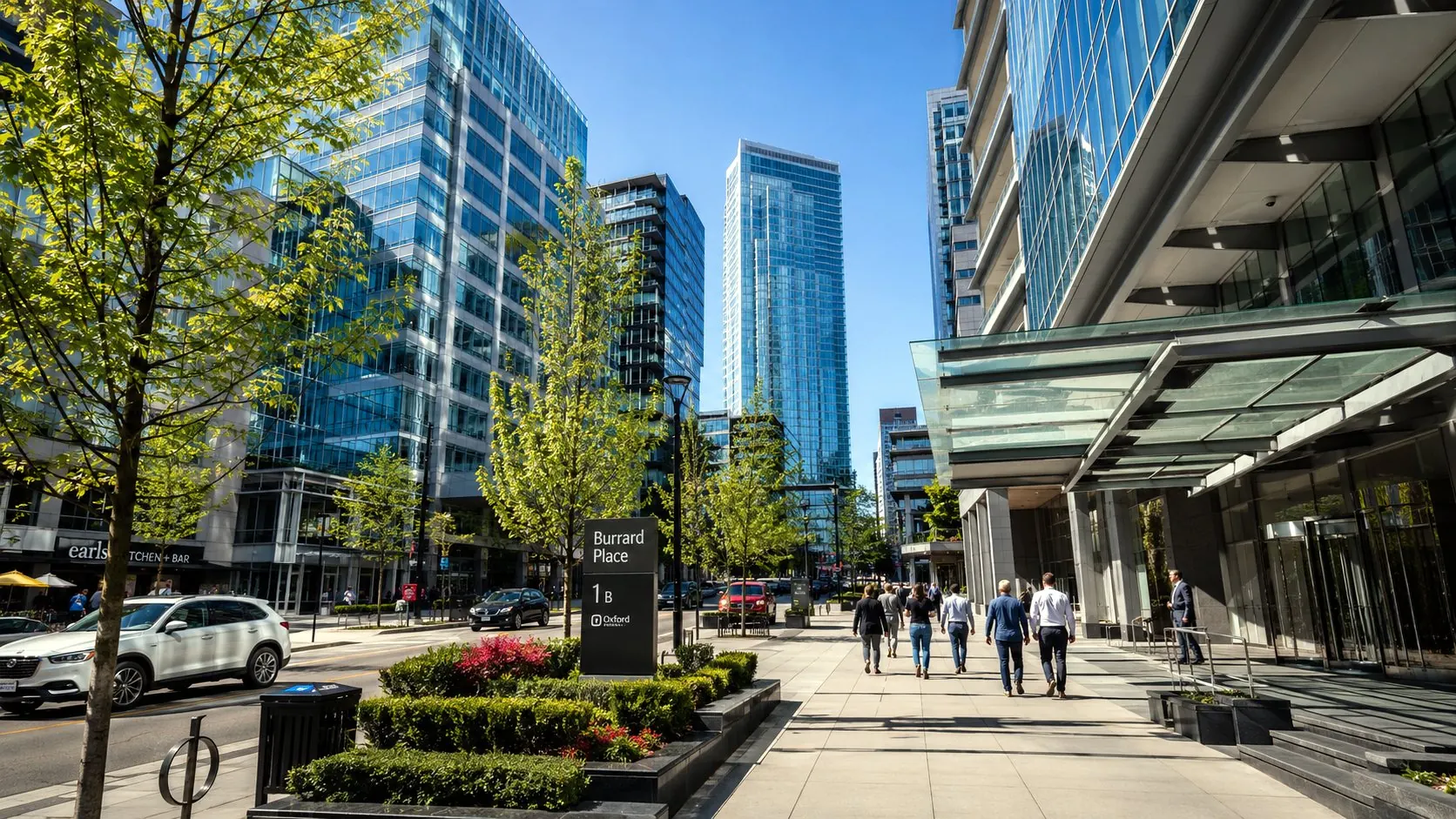 City towers and public plaza infrastructure