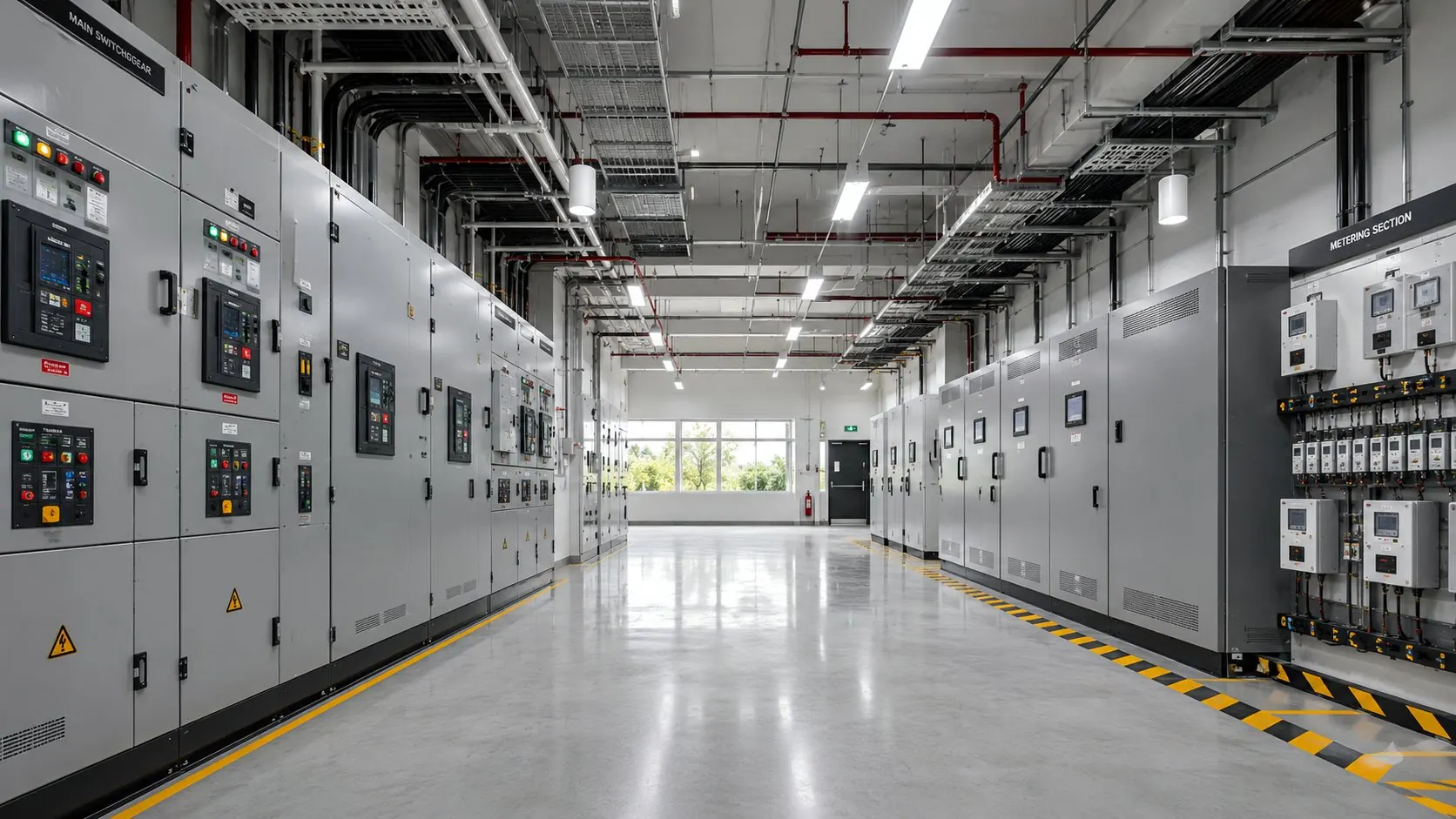 Electrical switchgear for industrial power